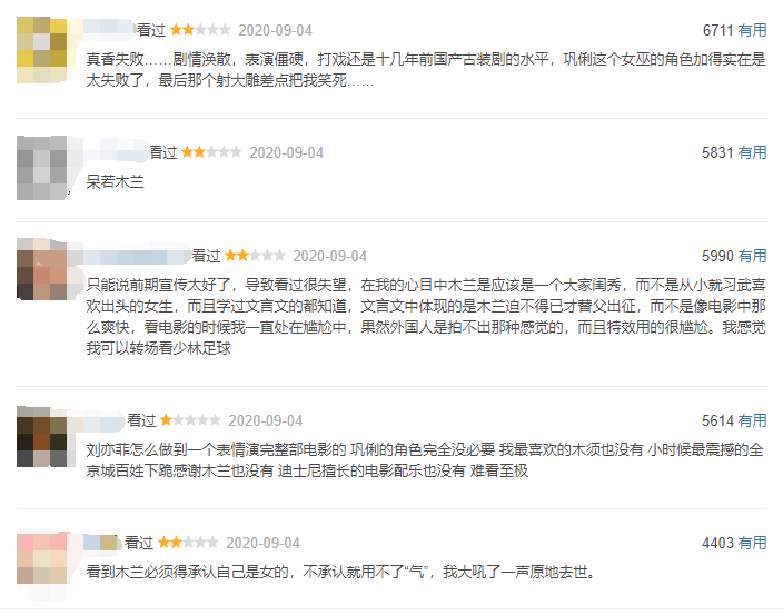 赵立坚称赞刘亦菲是当代花木兰 电影评价呈两极化