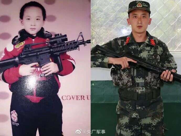 去当兵吧!每个人心中都有一个从军梦,这组对比照简直绝了!
