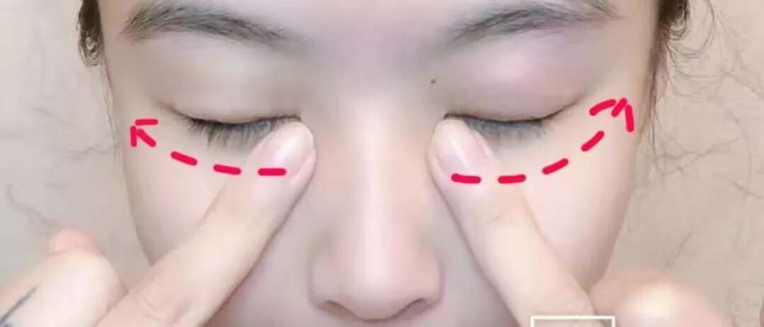 5步改善黑眼圈、眼袋、细纹、眼部松弛的按摩手法!