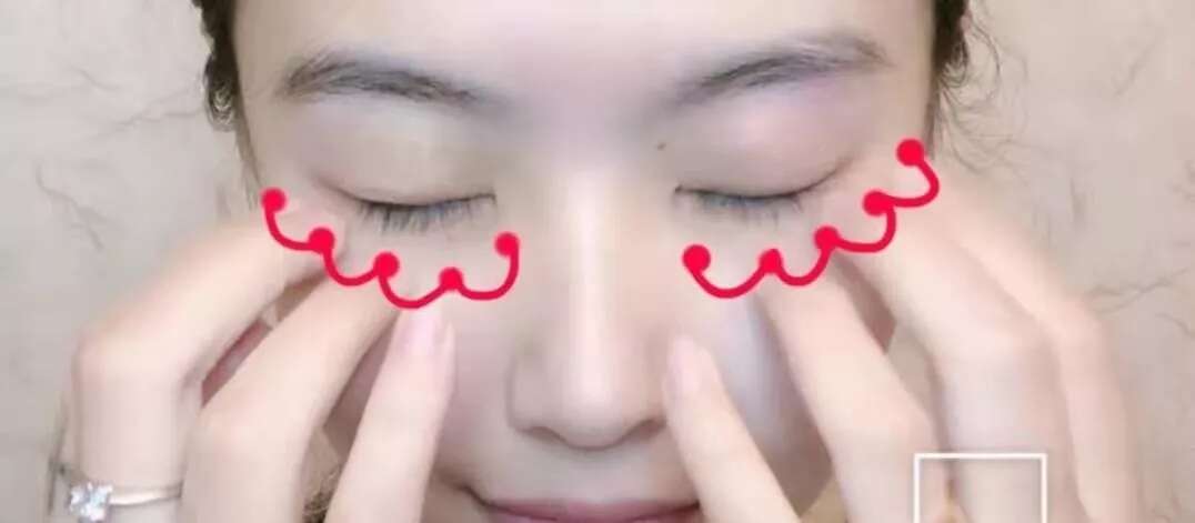 5步改善黑眼圈、眼袋、细纹、眼部松弛的按摩手法!