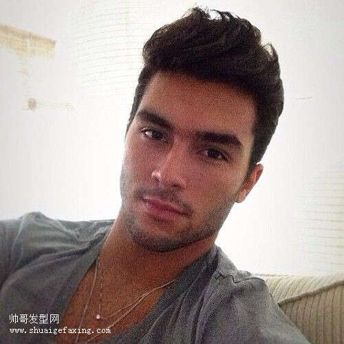 全球四位顶尖时尚男模的发型图片