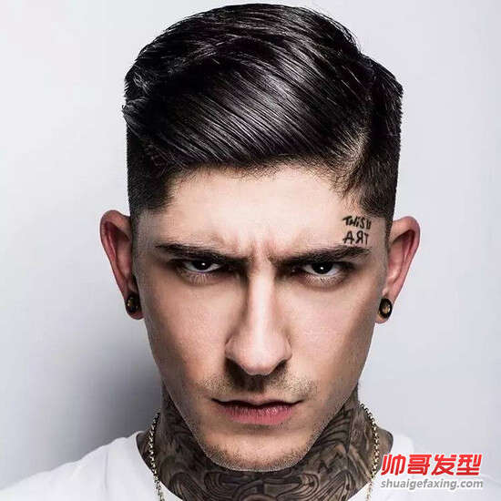 刺青纹身男适合什么发型 男生个性耍酷发型设计