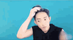 在家DIY奶奶灰染色发型 男士发型教程