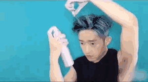 在家DIY奶奶灰染色发型 男士发型教程