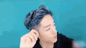 在家DIY奶奶灰染色发型 男士发型教程