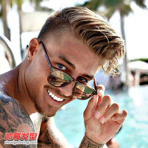最受欢迎的欧美硬汉风格发型图片 爷们短头发发型