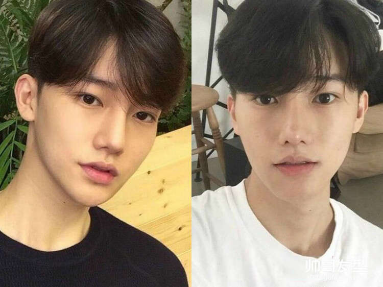 时髦好看易打理的男学生发型 适合男学生的短头发图片