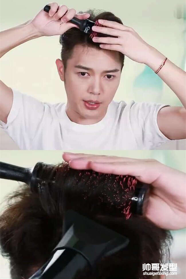 大背头怎么梳 背头发型怎么定型 男生发型教程