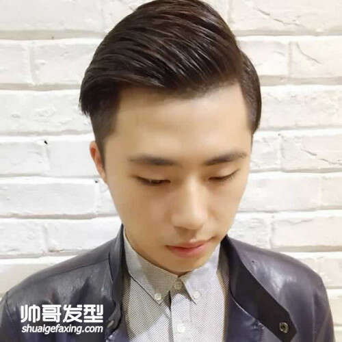 二十多岁男生适合背头发型吗 小男生背头发型图片