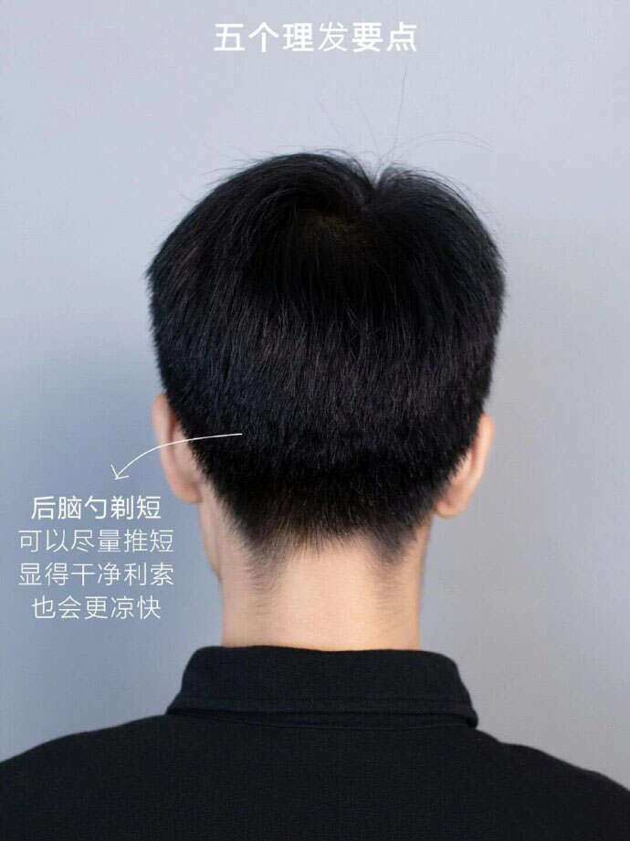 男生清爽帅气发型的修理小技巧
