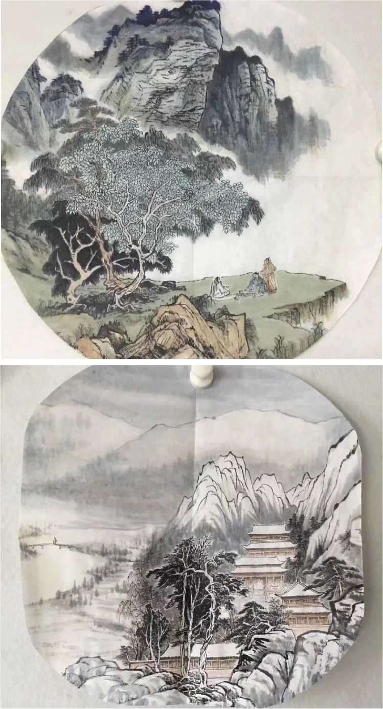 舒栋:闲云为友风月为伴,青绿山水描摹祖国大好河山