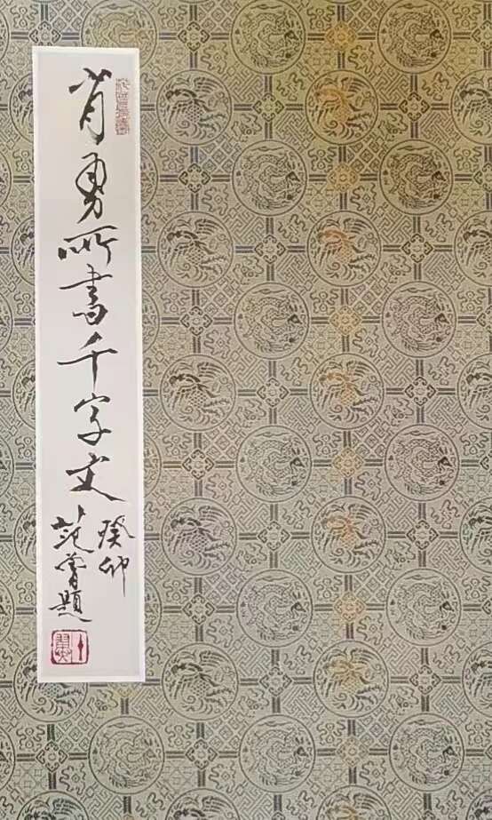 肖勇疫中创临《千字文》 范曾亲题“文渊”策勉