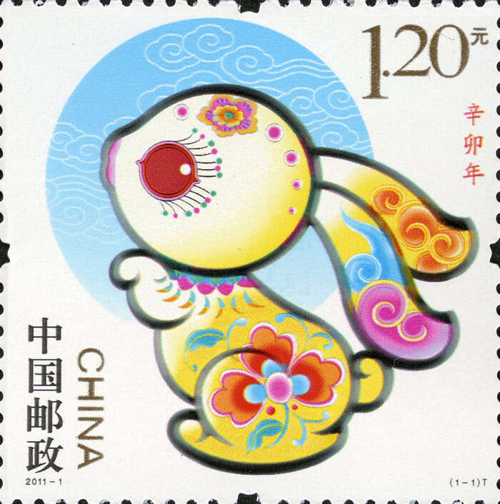 从上一轮兔年生肖邮票开始看