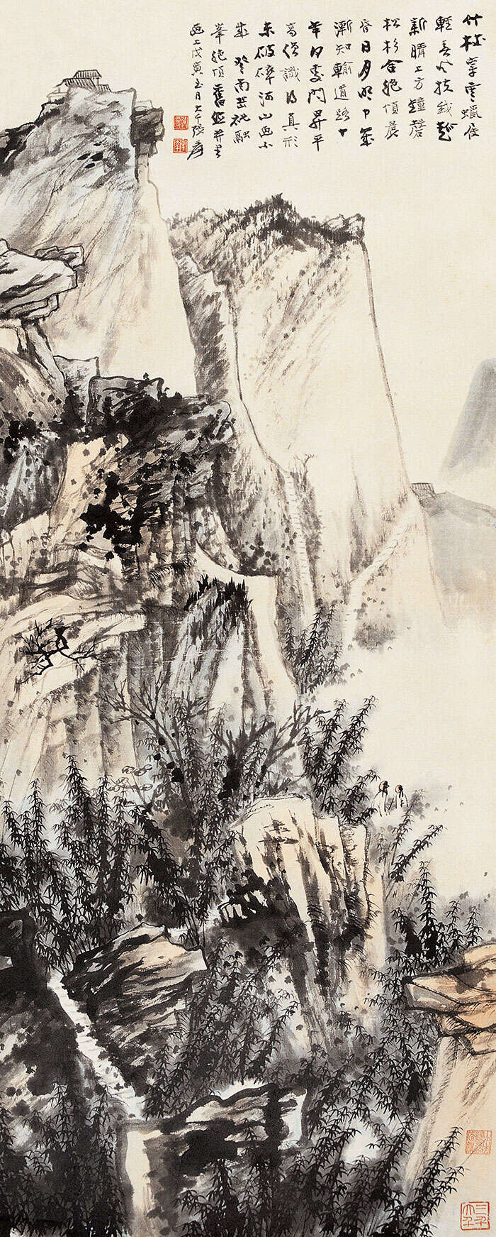 张大千齐白石珍品集结,“南张北齐”大展登陆北京
