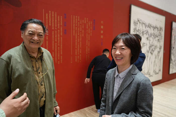 “行走边界——张道兴艺术作品展”在中国国家画院开幕