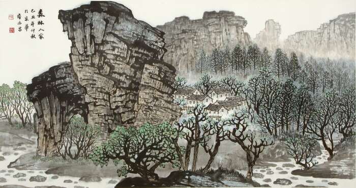 “纵笔写青山——侯德昌书画艺术展”北京画院美术馆展出