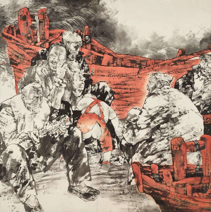 “行走边界——张道兴艺术作品展”在中国国家画院开幕