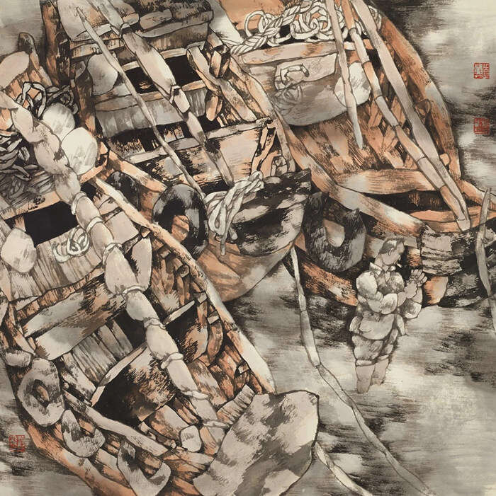 “行走边界——张道兴艺术作品展”在中国国家画院开幕