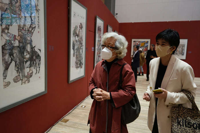 “行走边界——张道兴艺术作品展”在中国国家画院开幕