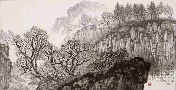 “纵笔写青山——侯德昌书画艺术展”北京画院美术馆展出