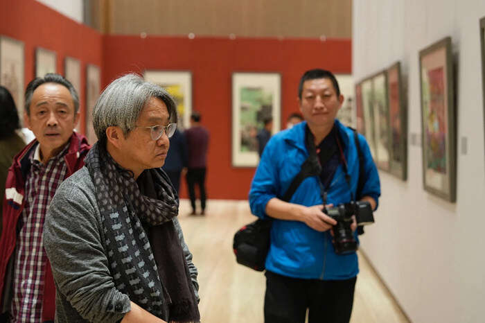 “行走边界——张道兴艺术作品展”在中国国家画院开幕