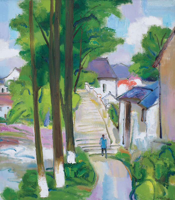 陈钧德个展“上海的早晨”在势象空间开幕 30幅力作亮相