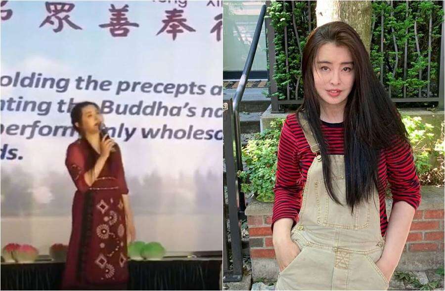 52岁王祖贤台上吟诵经文募捐,身材脸部略显发福