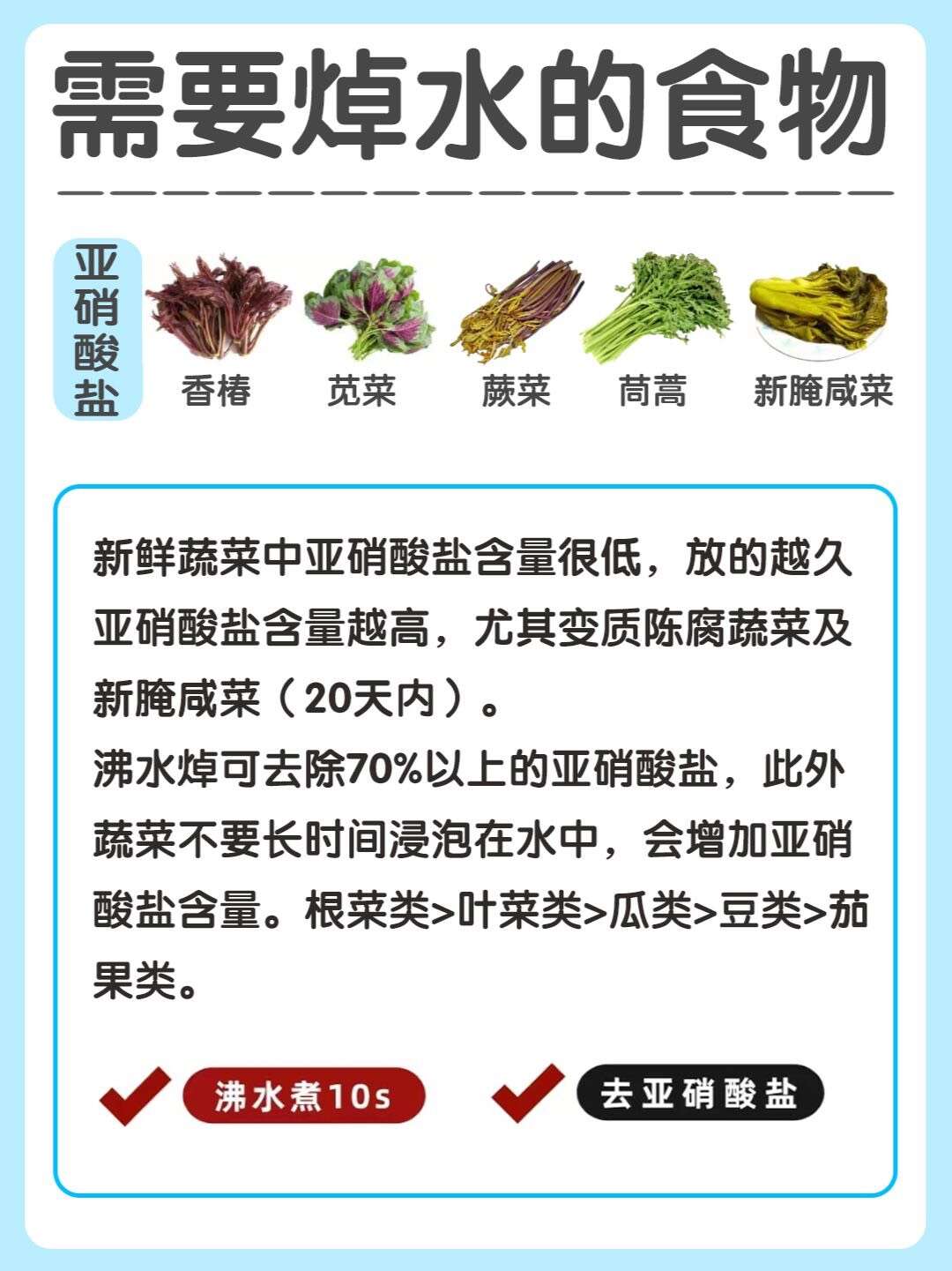 注意了,有些食物必须先焯水,否则有毒